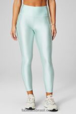 Fabletics spray de sal brilho 420HR895 legging oasis pureluxe cintura alta brilho 7/8 mulheres - Image 2