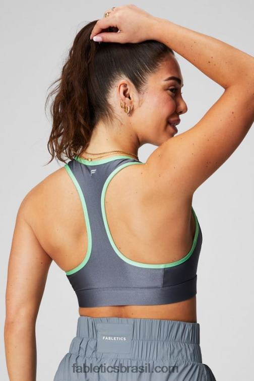 Fabletics stormcloud/brilho de limão açucarado 420HR1489 sutiã esportivo de baixo impacto mulheres - Image 2