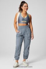 Fabletics stormcloud/brilho de limão açucarado 420HR1489 sutiã esportivo de baixo impacto mulheres - Image 4