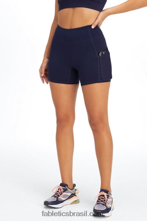 Fabletics stormcloud/brilho de limão açucarado 420HR361 trinity motion365 cintura média 5'' curto mulheres - Image 2