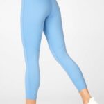 Fabletics surf azul 420HR1223 trinity motion365 capri cintura alta mulheres