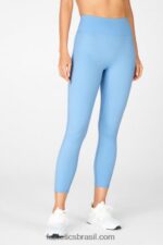 Fabletics surf azul 420HR1223 trinity motion365 capri cintura alta mulheres - Image 3