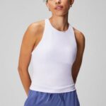 Fabletics sussurro lilás 420HR2134 tanque de sutiã embutido com tiras mulheres