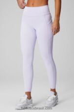 Fabletics sussurro lilás 420HR903 legging cintura alta oasis pureluxe 68 mulheres - Image 2