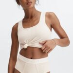 Fabletics tapioca urze 420HR2868 Calcinha cintura alta 24-7 mulheres