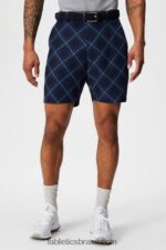 Fabletics tartan de golfe neutro 420HR3164 o único curto homens - Image 3