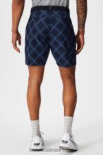 Fabletics tartan de golfe neutro 420HR3164 o único curto homens - Image 4