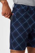 Fabletics tartan de golfe neutro 420HR3164 o único curto homens - Image 5