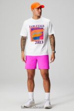 Fabletics tênis branco nos abrir 420HR3532 a camiseta r&r homens - Image 3