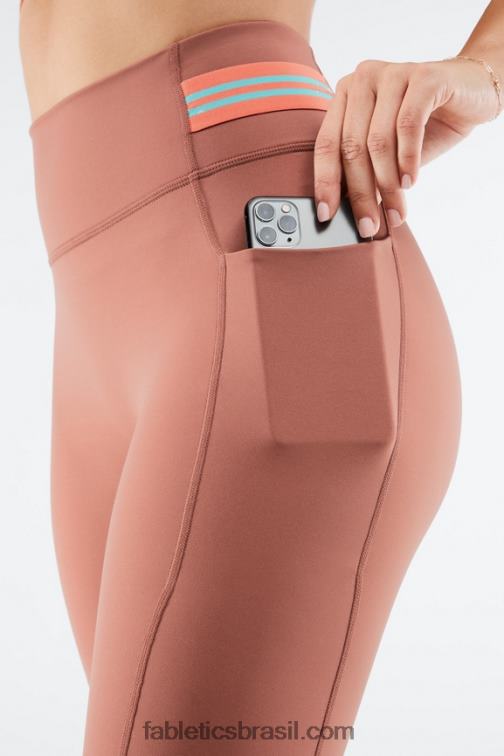 Fabletics terra/piscina/névoa coral 420HR1160 legging 7/8 cintura alta motion365 mulheres - Image 2
