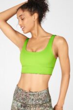 Fabletics terroso/verde cítrico 420HR1906 sutiã reversível harlyn mulheres - Image 2