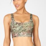 Fabletics terroso/verde cítrico 420HR1906 sutiã reversível harlyn mulheres