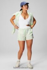 Fabletics tie dye spin/gráfico 420HR231 shorts de moletom terry go-to leves mulheres - Image 3