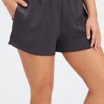 Fabletics tijolo/oliva desbotada 420HR497 ecosatin dormir curto mulheres