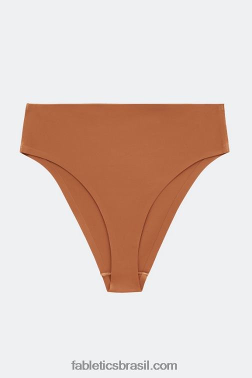 Fabletics tijolo queimado 420HR2905 cueca colada aiko corte alto aiko mulheres - Image 5