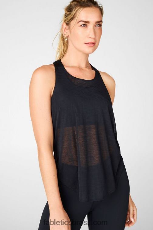 Fabletics tintura de gravata preta/rosa 420HR2385 aumentar o tanque de sutiã embutido mulheres - Image 4
