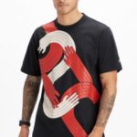 Fabletics todos juntos preto 420HR3533 a camiseta r&r homens