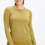 Fabletics tomilho 420HR2617 phoenix lite blusa manga longa mulheres