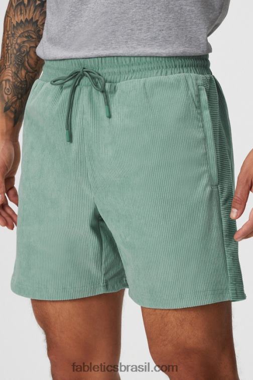 fabletics_tomilho_cinza_420hr3317_o_cordao_do_clube_curto_homens.jpg Fabletics tomilho cinza 420HR3317 o cordão do clube curto homens - Image 1