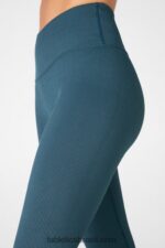 Fabletics tonal azul celeste/maçã azeda 420HR1298 legging cintura alta sem costura mulheres - Image 3