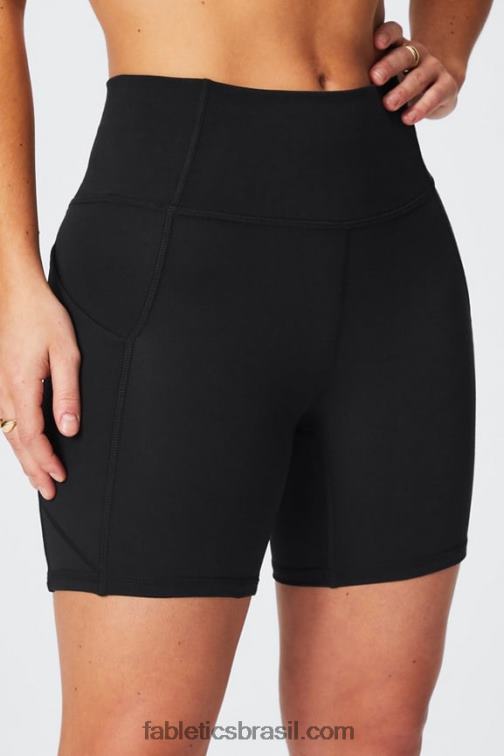Fabletics tonal azul celeste/maçã azeda 420HR292 oasis pureluxe cintura alta 6'' short 11 mulheres - Image 2