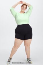 Fabletics tranquilo 420HR2659 top manga balé dorothy mulheres - Image 3