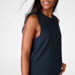 Fabletics trovão 420HR2349 tanque muscular de jade mulheres