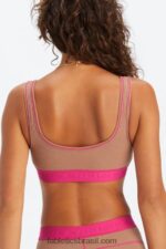 Fabletics ursinho/fúcsia 420HR1534 sutiã waffle mulheres - Image 2