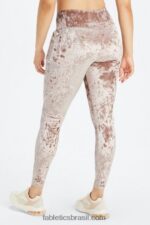 Fabletics Urso de pelúcia 420HR1074 legging cruzada de veludo amassado mulheres - Image 2