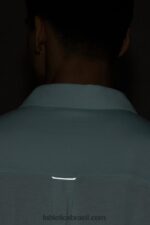 Fabletics urze azul nórdica 420HR3582 o botão de manga longa traço para cima homens - Image 4