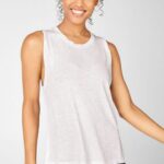 Fabletics urze branca 420HR2394 tanque de amor mulheres