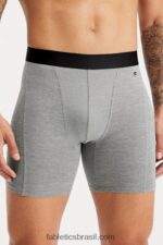 Fabletics urze cinza 420HR3742 a cueca boxer blueprint homens