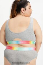 Fabletics urze cinza claro 420HR1585 bralette lounge 24 horas por dia, 7 dias por semana mulheres - Image 2