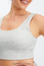 Fabletics urze cinza claro 420HR1599 sutiã esportivo de outono de baixo impacto mulheres - Image 3