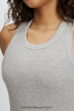 Fabletics urze cinza claro 420HR2247 tanque de waffle tinley mulheres - Image 2