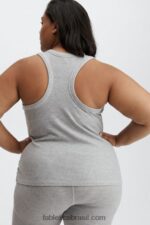 Fabletics urze cinza claro 420HR2248 tanque de waffle tinley mulheres - Image 3