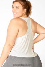 Fabletics urze cinza claro 420HR2389 tanque cropped loveday mulheres - Image 2