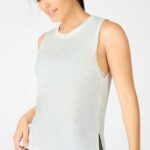 Fabletics urze cinza claro 420HR2403 tanque de amor mulheres
