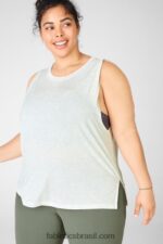 Fabletics urze cinza claro 420HR2404 tanque de amor mulheres