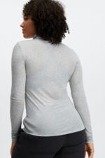 Fabletics urze cinza claro 420HR2732 camiseta manga longa jess mulheres - Image 3