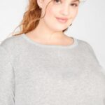Fabletics urze cinza claro 420HR2733 camiseta manga longa jess mulheres