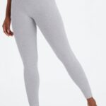 Fabletics urze cinza clássico 420HR1032 legging tricoline 7/8 mulheres
