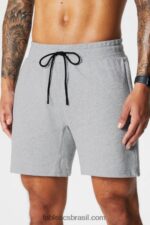 Fabletics urze cinza clássico 420HR3284 o short leve homens