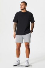 Fabletics urze cinza clássico 420HR3284 o short leve homens - Image 4