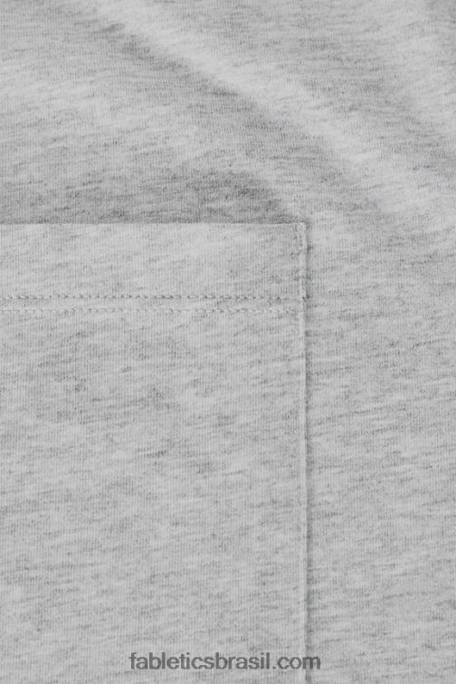 Fabletics urze cinza clássico 420HR3454 a camiseta de bolso 24-7 homens - Image 4