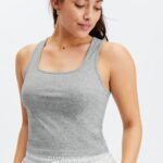Fabletics urze cinza médio 420HR2252 tanque britt 24/7 mulheres