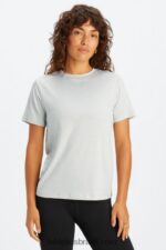 Fabletics urze cinza suave 420HR2011 tee flexível seco mulheres