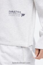 Fabletics urze cinza suave/clube atlético 420HR2652 gola alta curta e leve mulheres - Image 3