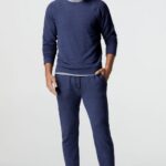 Fabletics urze da meia-noite 420HR3734 a tripulação og homens