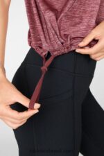 Fabletics urze ferrugem 420HR2110 bea moletom manga curta mulheres - Image 2